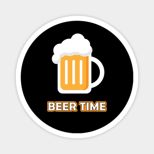 It's Beer Time by beershirtly01 Magnet